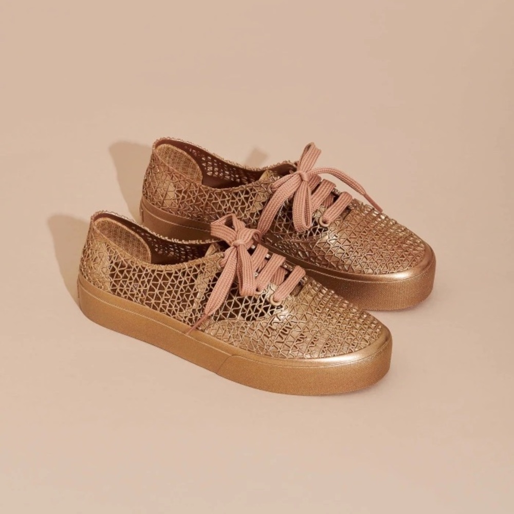 Melissa / Campana Papel sneakers in rose gold